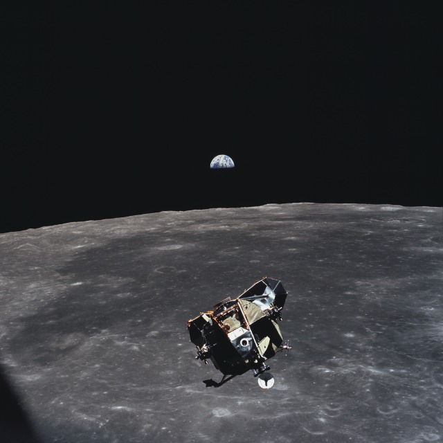 landing on the moon (source: NASA)